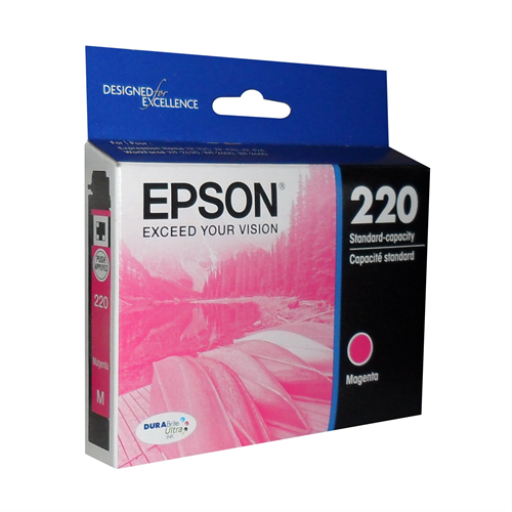 T220320S Epson 220 Durabrite Ultra Magenta Original Ink Cartridge