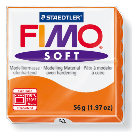 8020-42-08 STAEDTLER FIMO® soft Oven bake clay Tangerine