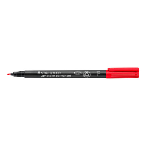 318-2 STAEDTLER-Mars Limited MARKER LUMO.FINE PERM.RED