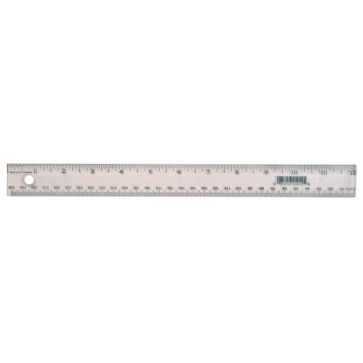 30cm/12? Double Bevel ? Inch/Metric Scales /
30cm/12 po deux biseaux ? pouces/m?trique
