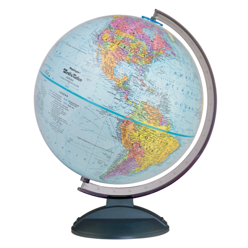 Traveler 12"/30Cm Diameter Blue Ocean Desk Globe (English)