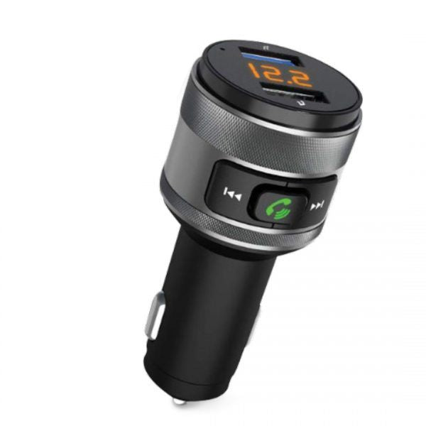 Fuse Bluetooth FM Transmitter with 2 Port 3.1 Amp USB-A with Mic