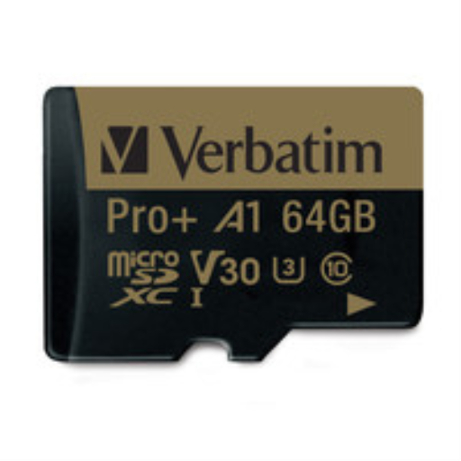 Verbatim 64GB Pro+ microSDXC UHS-I U3 V30 A1