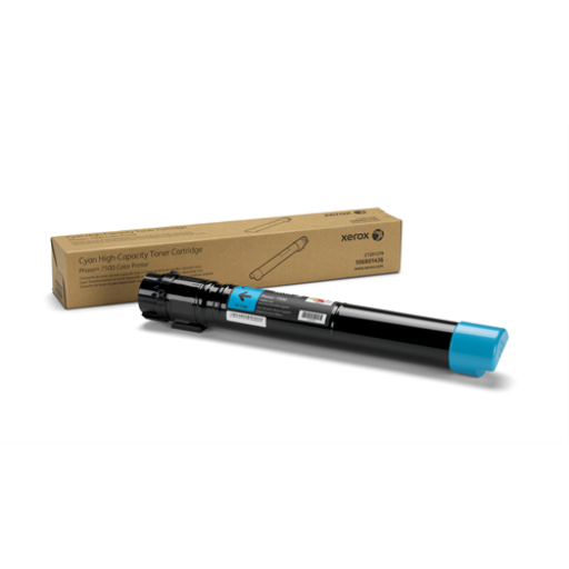 106R01436 Cyan High Capacity Toner Cartridge, Phaser 7500