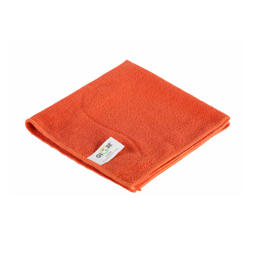 16"x16" Microfiber Cloth 240GSM Orange (Pack of 10)