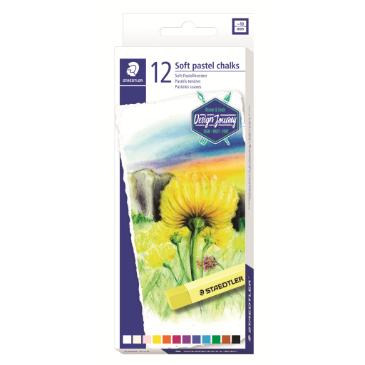 2430-C12-08 STAEDTLER-Mars Limited SOFT PASTEL CHALKS ASST 1