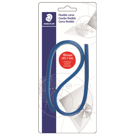 97160-18BK03 STAEDTLER-Mars Limited CURVE FLEXIBLE 18" 450mm