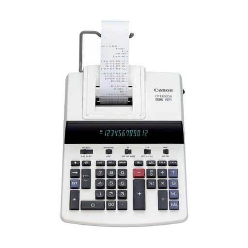 9932B002 Canon CP-1200DII Silver 12-digit Printing Calculato