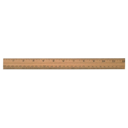 30cm/12" ? Inch/Metric, Plain Edge / 
30cm/12 po ? pouces/m?trique ? ar?te ordinaire
