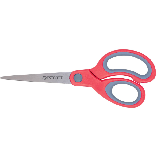 7" Pointed Soft Grip Lefty Scissors / 
Ciseaux gauchers pointus ? prise souple 7 po