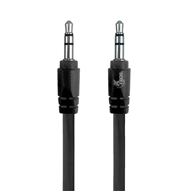 Xtech Auxiliary Audio Cable Male 3.5mm to Male 3.5mm 3ft - Black