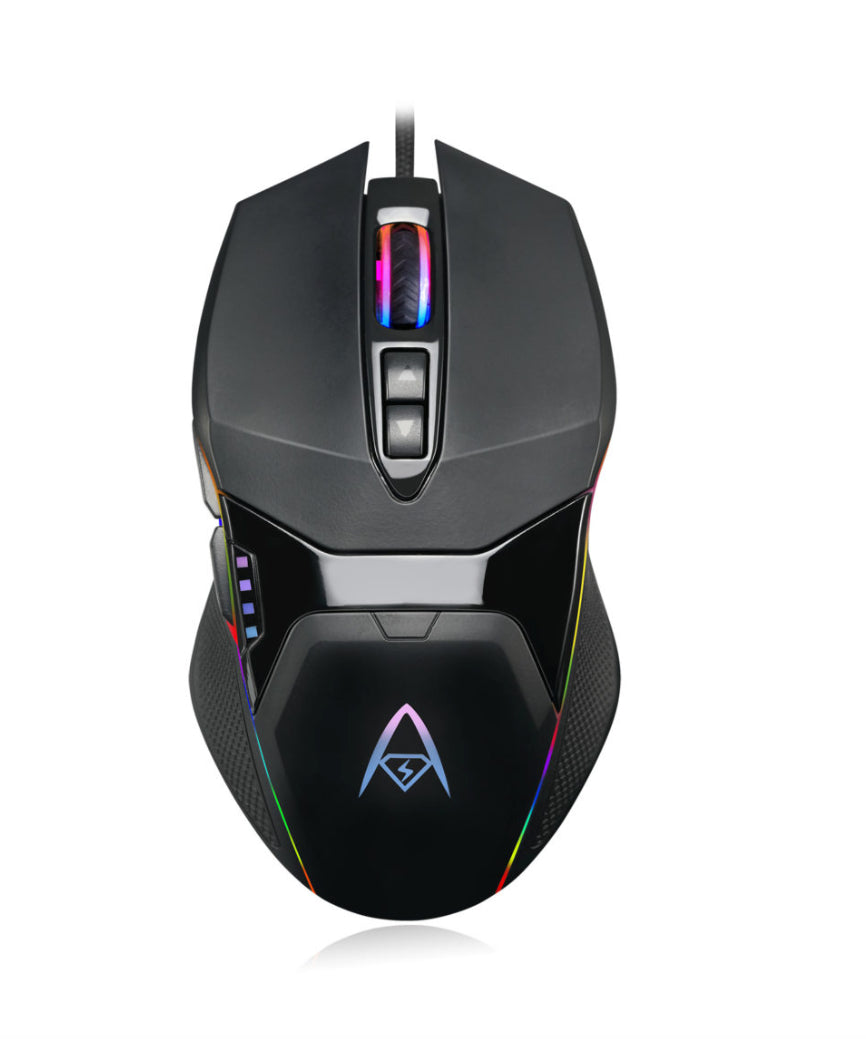 Adesso  Mouse Wired X5 6 Button Illuminated Multi-Coloured lights up to