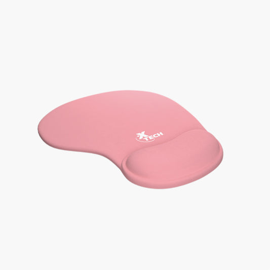 Xtech  Mouse Pad Gel with Wrist Support Right Hand - Pink