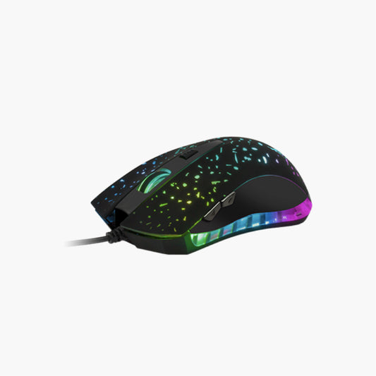 Xtech  Mouse Wired Ophidian 6 Button 7 LED Colours 2400dpi Adjustable Settings - Black