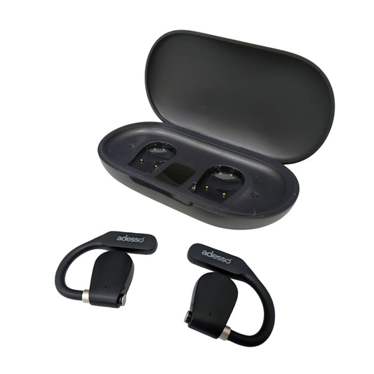 Adesso Earbuds Bluetooth Xtream T4 Open-Ear with Charging Case - Black