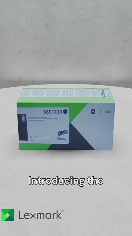66S1000 Lexmark Black Toner 5k return prog