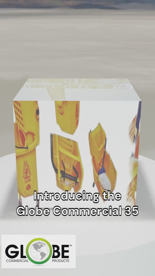 35 QT Sidepress Buckets and Wringer Yellow